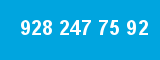 928 247 75 92 928 247 75 92